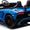 Дитяча акумуляторна машинка Lamborghini Aventador SV Синя
