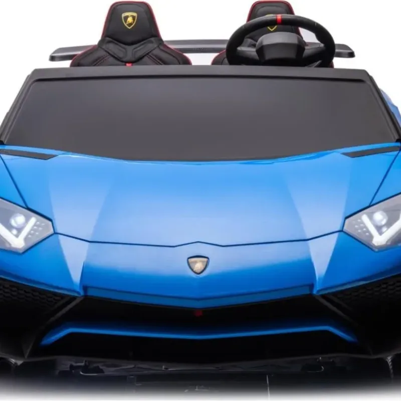 Дитяча акумуляторна машинка Lamborghini Aventador SV Синя