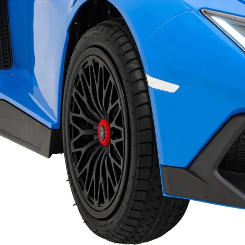 Дитяча акумуляторна машинка Lamborghini Aventador SV Синя