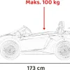 Дитяча акумуляторна машинка Lamborghini Aventador SV Сіра