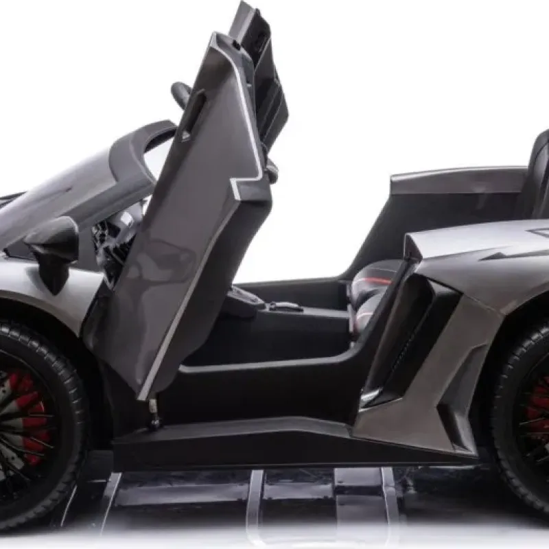Дитяча акумуляторна машинка Lamborghini Aventador SV Сіра