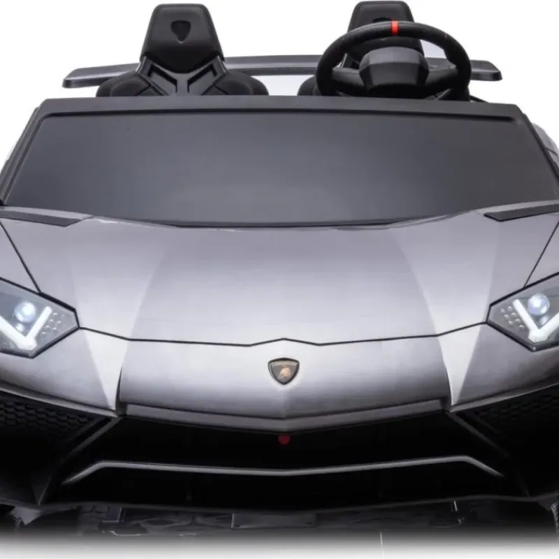 Дитяча акумуляторна машинка Lamborghini Aventador SV Сіра