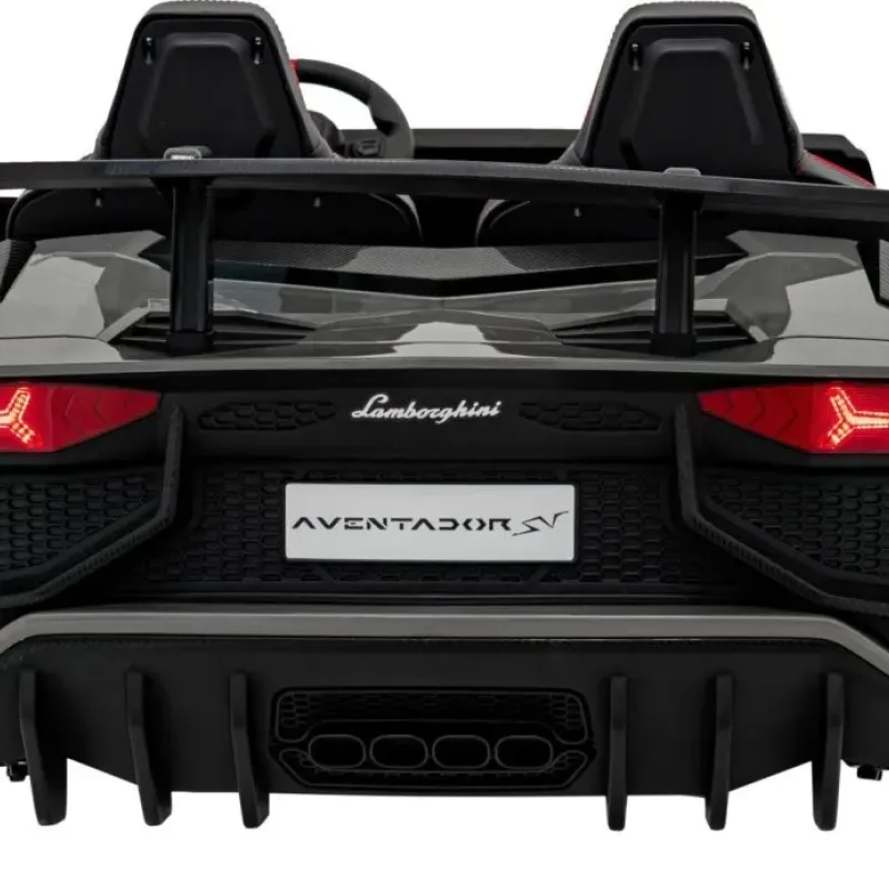 Дитяча акумуляторна машинка Lamborghini Aventador SV Сіра