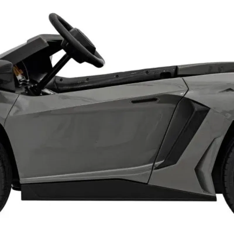 Дитяча акумуляторна машинка Lamborghini Aventador SV Сіра