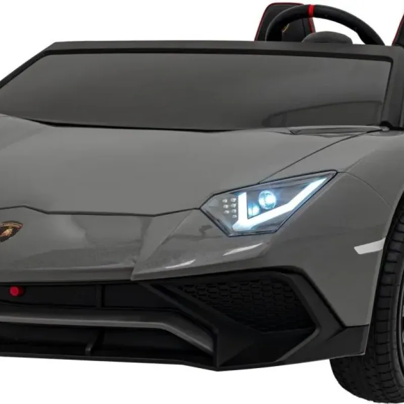 Дитяча акумуляторна машинка Lamborghini Aventador SV Сіра