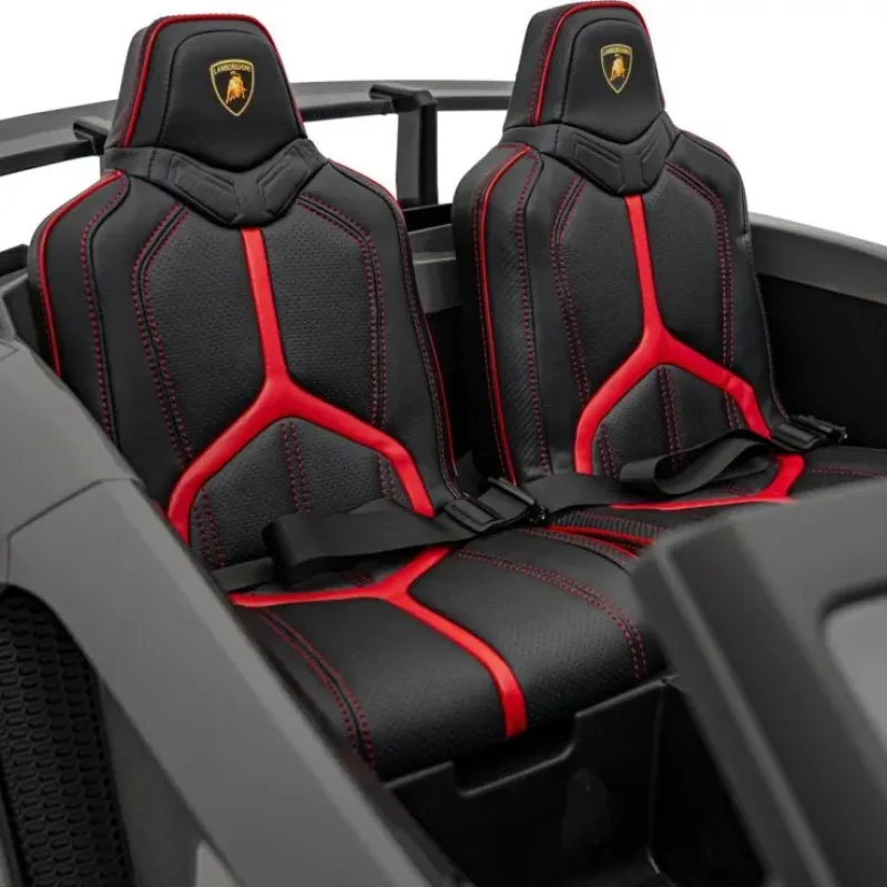 Дитяча акумуляторна машинка Lamborghini Aventador SV Сіра