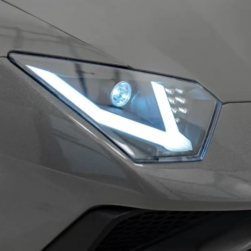 Дитяча акумуляторна машинка Lamborghini Aventador SV Сіра
