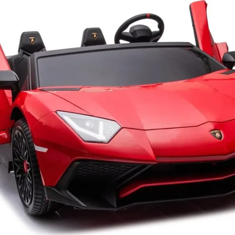Дитяча акумуляторна машинка Lamborghini Aventador SV Червона