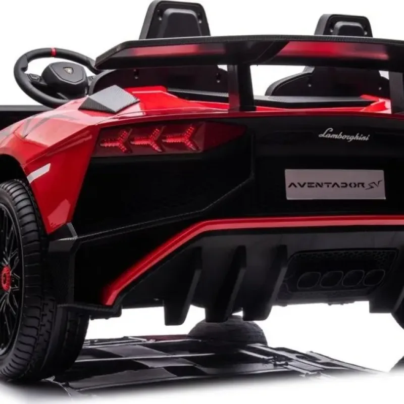 Дитяча акумуляторна машинка Lamborghini Aventador SV Червона