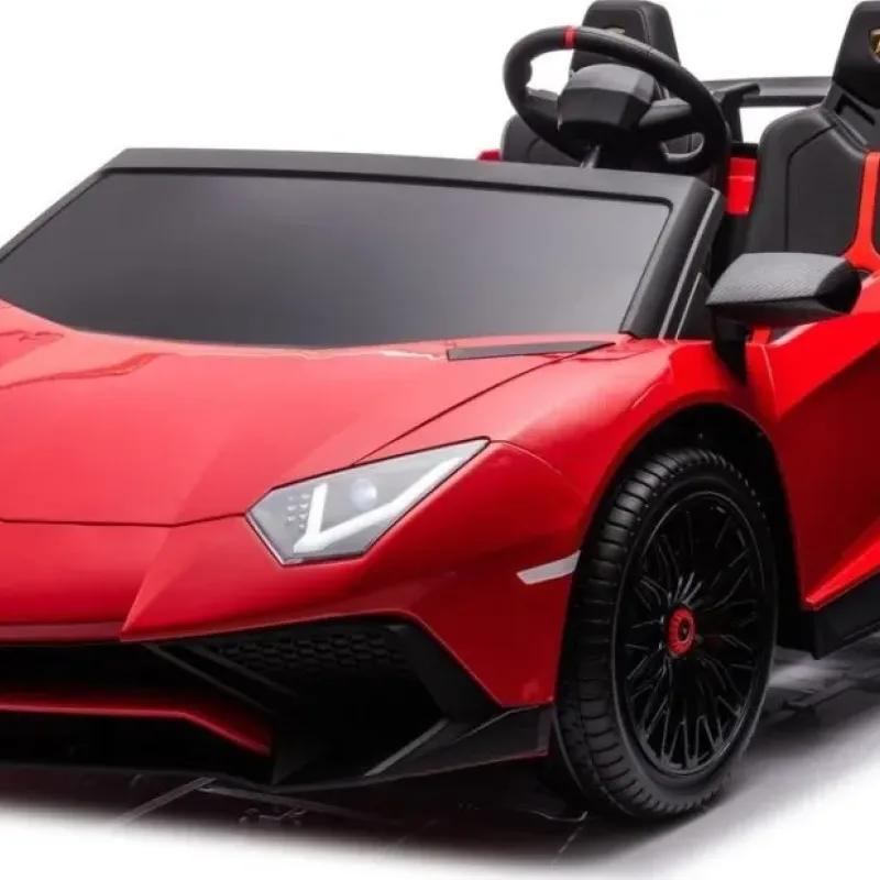 Дитяча акумуляторна машинка Lamborghini Aventador SV Червона
