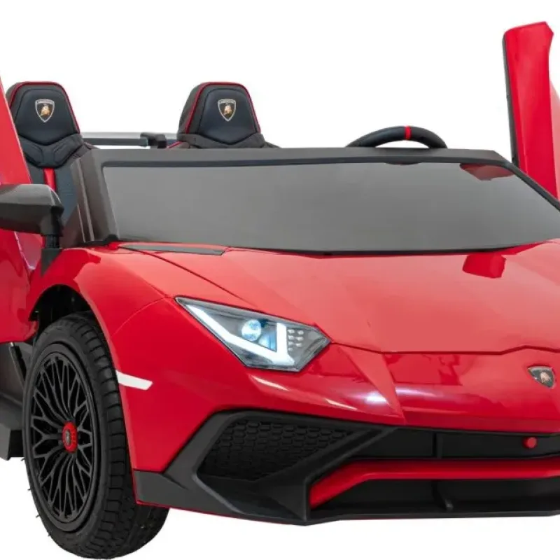 Дитяча акумуляторна машинка Lamborghini Aventador SV Червона