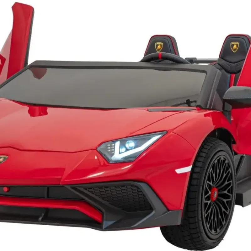 Дитяча акумуляторна машинка Lamborghini Aventador SV Червона