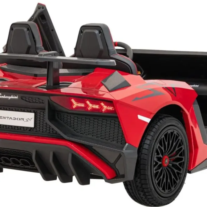 Дитяча акумуляторна машинка Lamborghini Aventador SV Червона