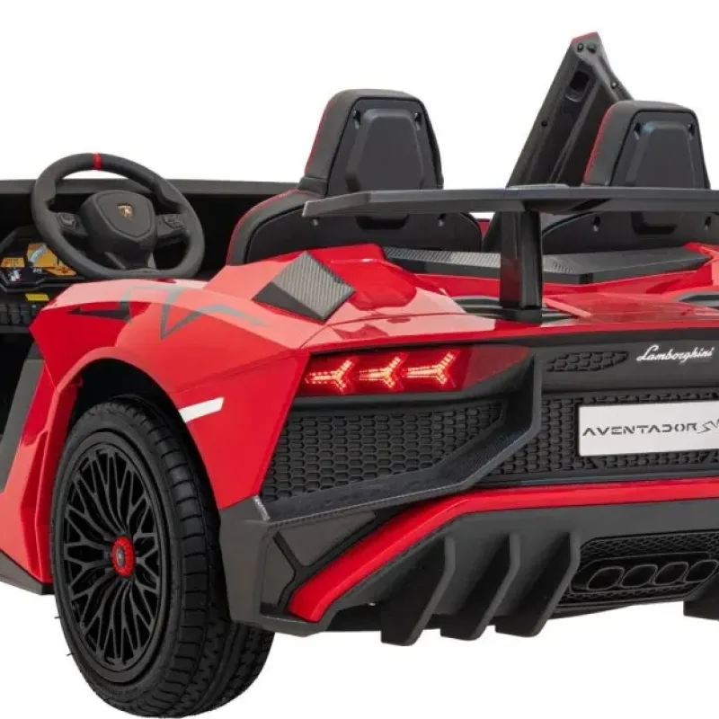 Дитяча акумуляторна машинка Lamborghini Aventador SV Червона
