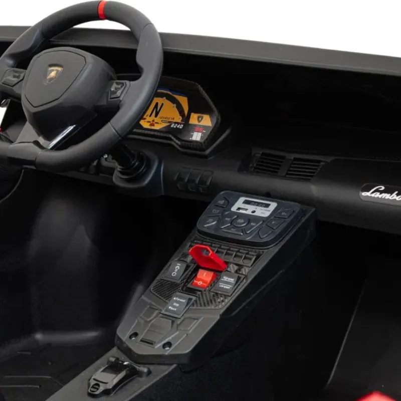Дитяча акумуляторна машинка Lamborghini Aventador SV Червона