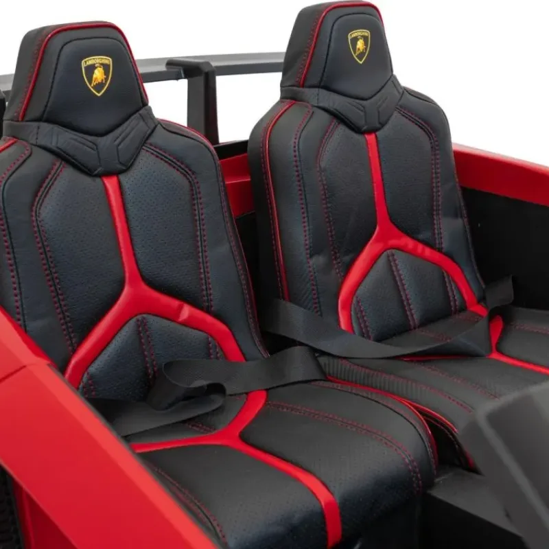 Дитяча акумуляторна машинка Lamborghini Aventador SV Червона