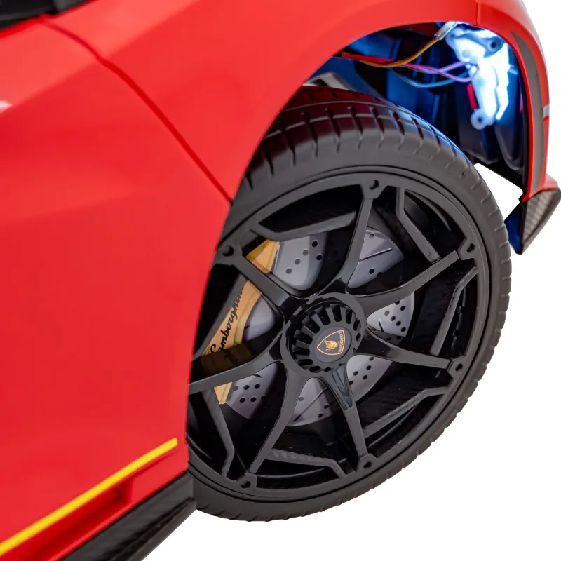 Дитяча акумуляторна машинка Lamborghini Invencible Червона Дитяча акумуляторна машинка Lamborghini Invencible Червона
