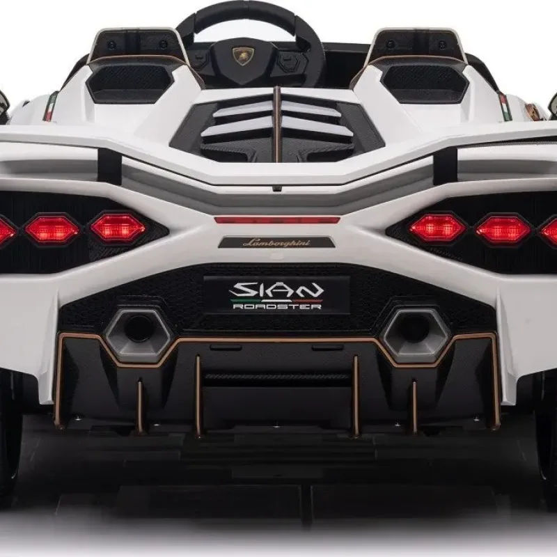 Дитяча акумуляторна машинка Lamborghini SIAN Біла