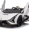 Дитяча акумуляторна машинка Lamborghini SIAN Біла