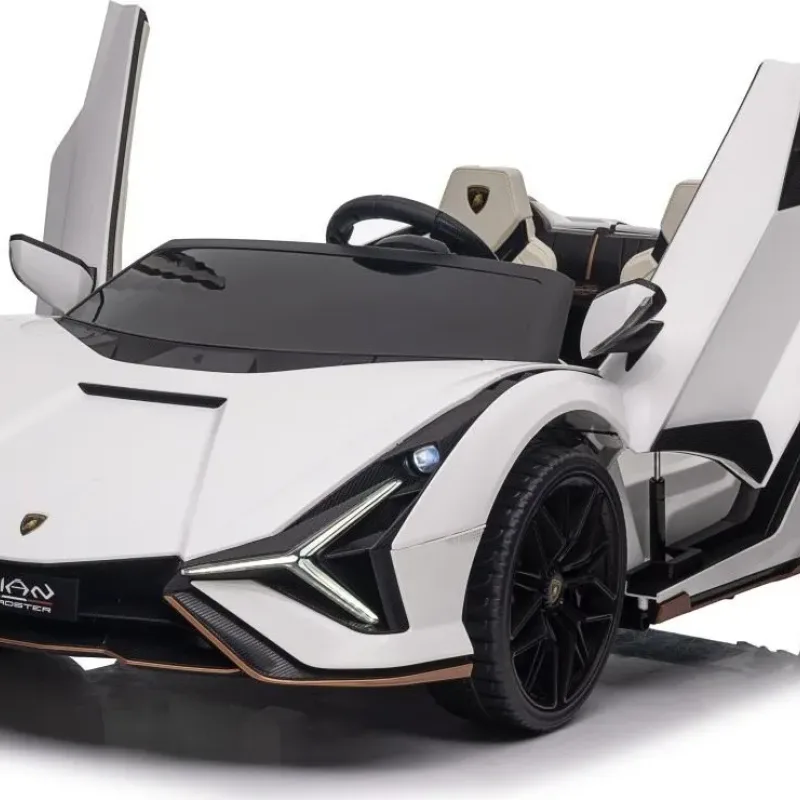 Дитяча акумуляторна машинка Lamborghini SIAN Біла