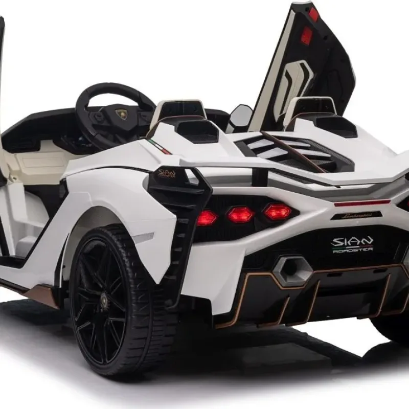Дитяча акумуляторна машинка Lamborghini SIAN Біла