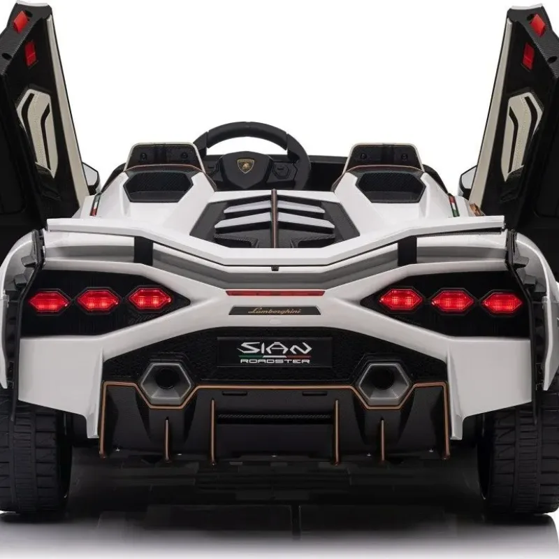 Дитяча акумуляторна машинка Lamborghini SIAN Біла