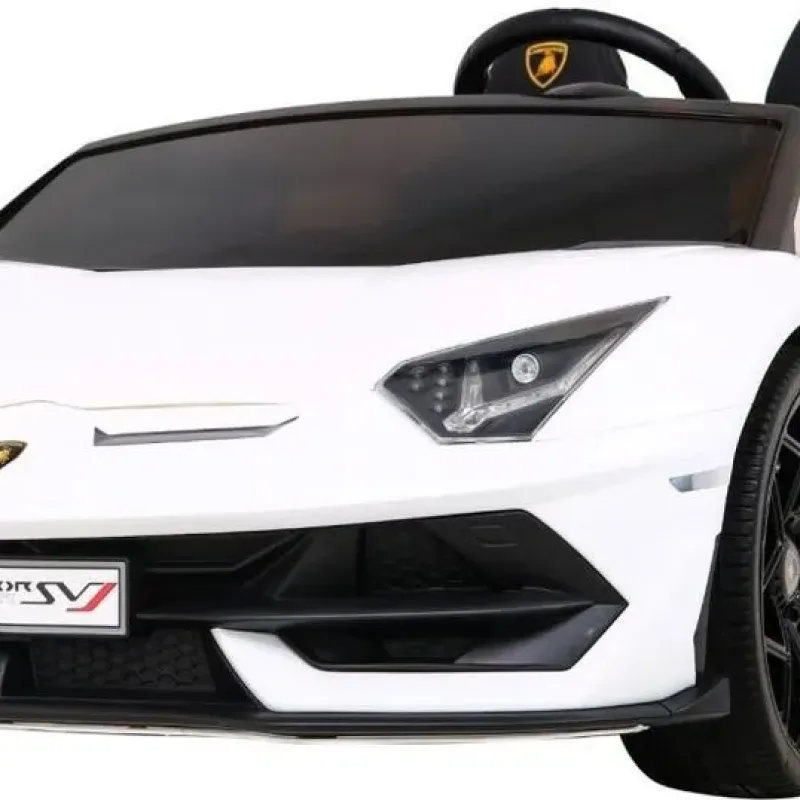 Дитяча акумуляторна машинка Lamborghini SVJ DRIFT Біла