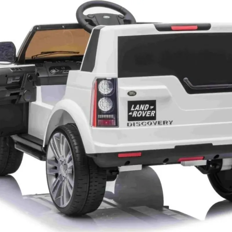 Дитяча акумуляторна машинка Land Rover Discovery Біла