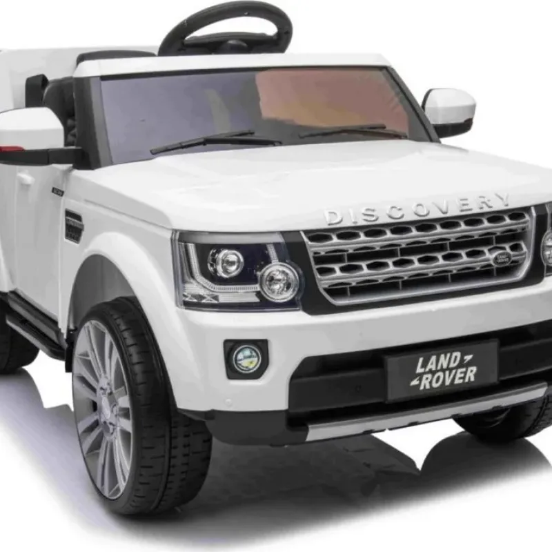 Дитяча акумуляторна машинка Land Rover Discovery Біла