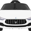 Дитяча акумуляторна машинка Maserati Ghibli Біла Дитяча акумуляторна машинка Maserati Ghibli Біла