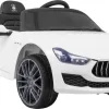 Дитяча акумуляторна машинка Maserati Ghibli Біла Дитяча акумуляторна машинка Maserati Ghibli Біла
