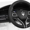 Дитяча акумуляторна машинка Maserati Ghibli Біла Дитяча акумуляторна машинка Maserati Ghibli Біла