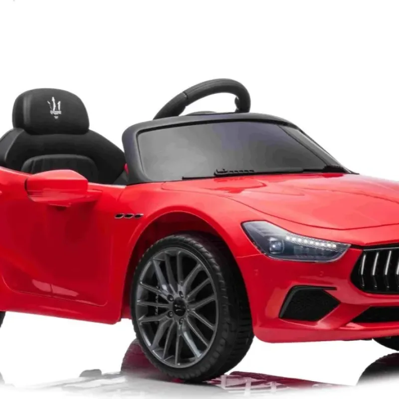 Дитяча акумуляторна машинка Maserati Ghibli на акумуляторі Червона