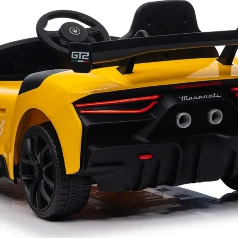 Дитяча акумуляторна машинка Maserati MC20 GT2 Жовта Дитяча акумуляторна машинка Maserati MC20 GT2 Жовта