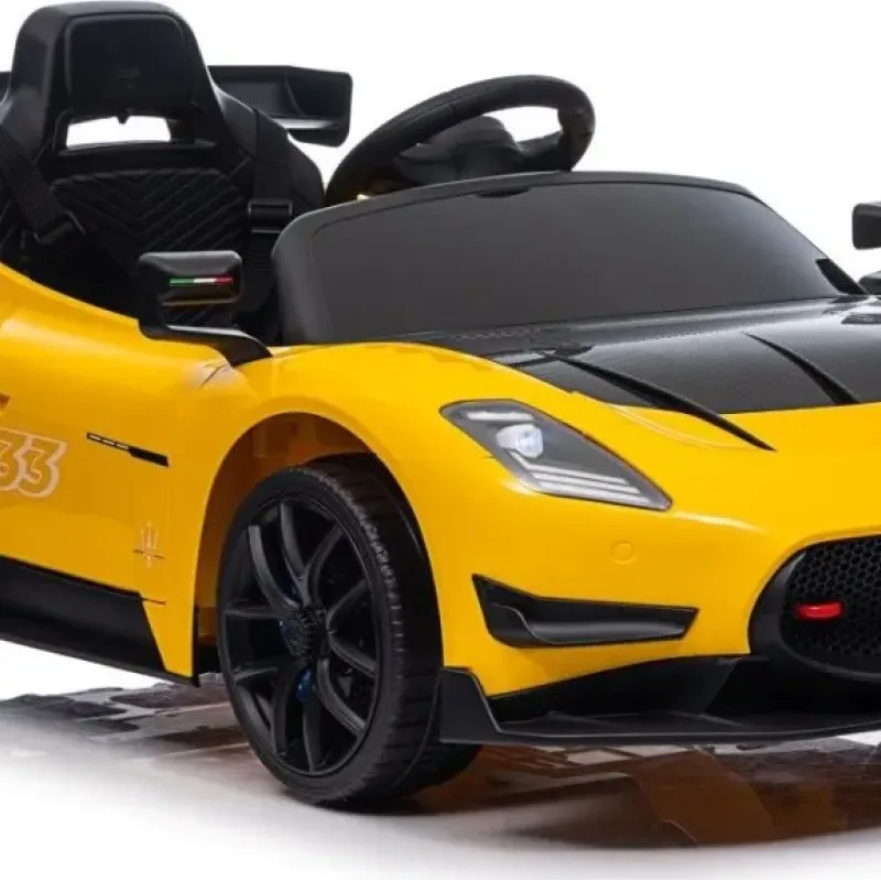 Дитяча акумуляторна машинка Maserati MC20 GT2 Жовта Дитяча акумуляторна машинка Maserati MC20 GT2 Жовта
