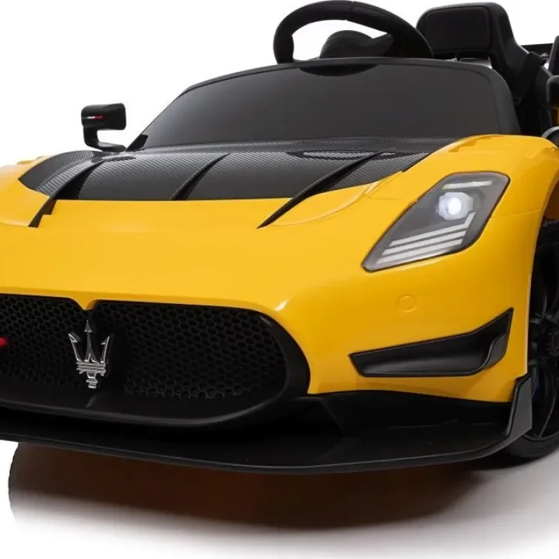 Дитяча акумуляторна машинка Maserati MC20 GT2 Жовта Дитяча акумуляторна машинка Maserati MC20 GT2 Жовта