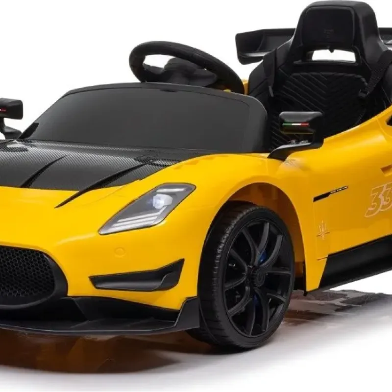 Дитяча акумуляторна машинка Maserati MC20 GT2 Жовта Дитяча акумуляторна машинка Maserati MC20 GT2 Жовта