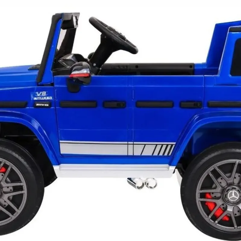 Дитяча акумуляторна машинка Mercedes AMG G63 Синя Дитяча акумуляторна машинка Mercedes AMG G63 Синя
