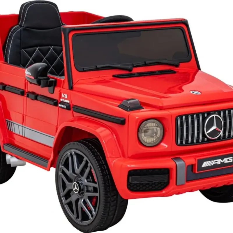 Дитяча акумуляторна машинка Mercedes AMG G63 Червона