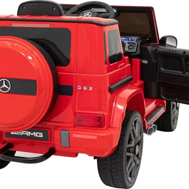 Дитяча акумуляторна машинка Mercedes AMG G63 Червона