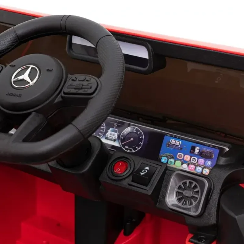 Дитяча акумуляторна машинка Mercedes AMG G63 Червона