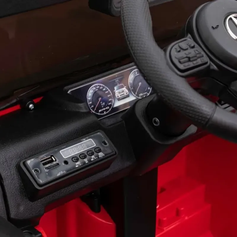 Дитяча акумуляторна машинка Mercedes AMG G63 Червона