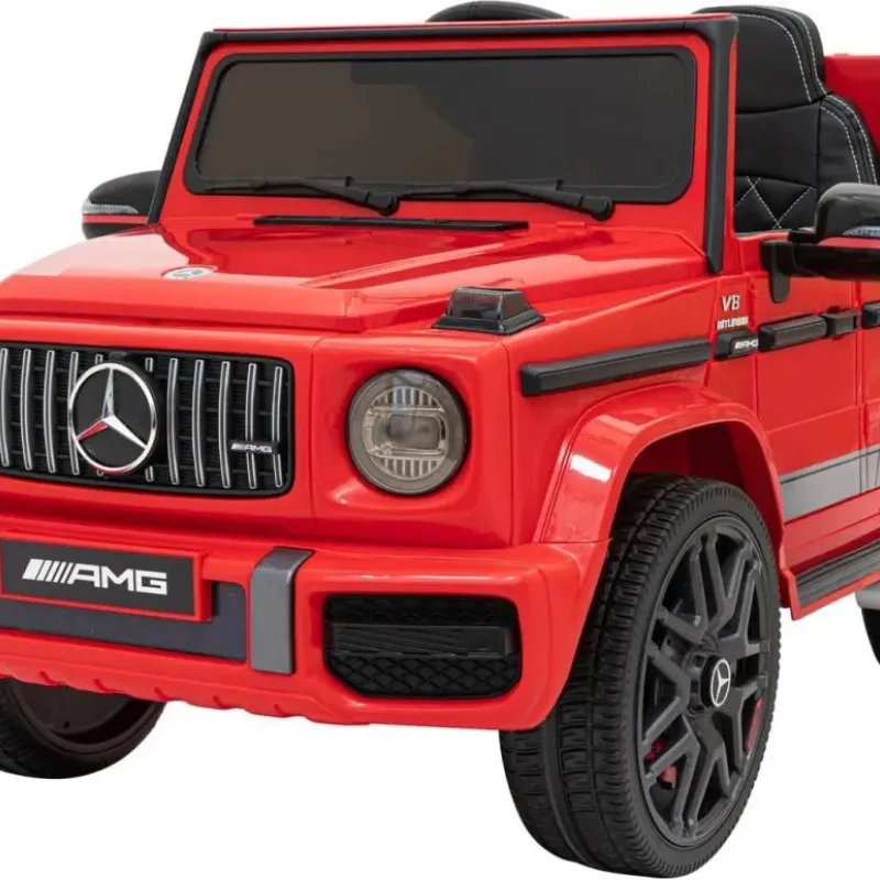 Дитяча акумуляторна машинка Mercedes AMG G63 Червона