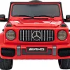 Дитяча акумуляторна машинка Mercedes AMG G63 Червона
