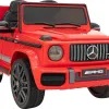 Дитяча акумуляторна машинка Mercedes AMG G63 Червона