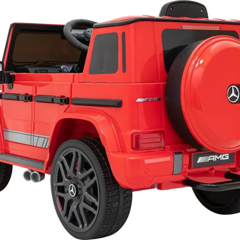 Дитяча акумуляторна машинка Mercedes AMG G63 Червона