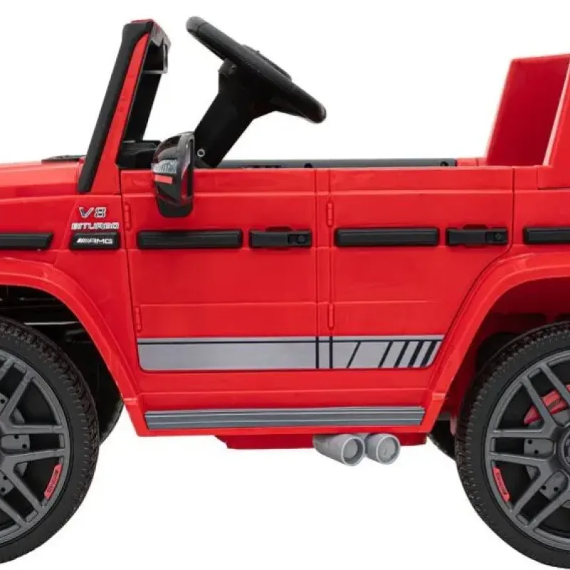 Дитяча акумуляторна машинка Mercedes AMG G63 Червона