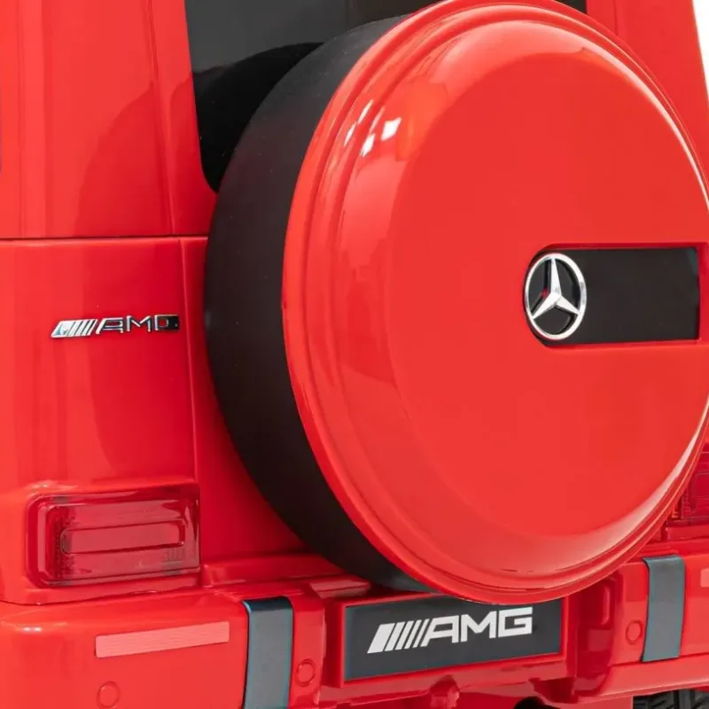 Дитяча акумуляторна машинка Mercedes AMG G63 Червона