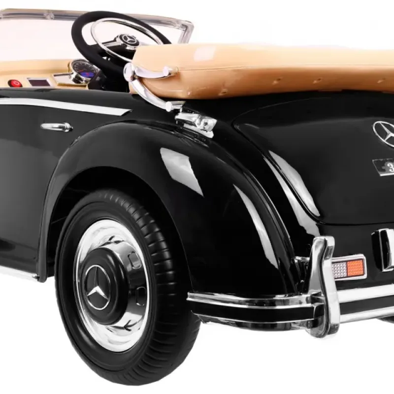 Дитяча акумуляторна машинка Mercedes Benz 300S Retro for Children Чорна