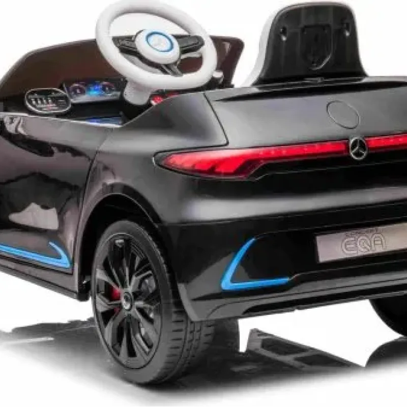 Дитяча акумуляторна машинка Mercedes Benz AMG EQA Чорна Дитяча акумуляторна машинка Mercedes Benz AMG EQA Чорна